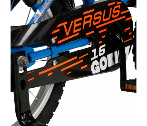 Bērnu velosipēds GoKidy 16 Versus (VER.1603) zils/oranžs