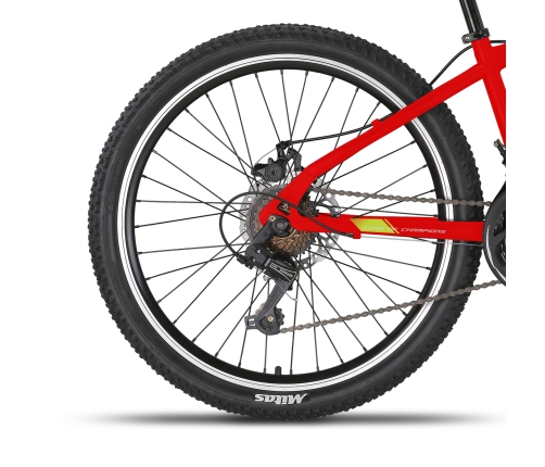 Подростковый велосипед Champions 24 Kaunos DB (KAU.2423D) оранжевый/желтый