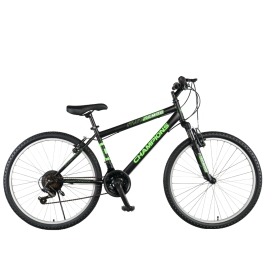Горный велосипед Champions 26 Tempo (TMP.2602) черный/зеленый (16)