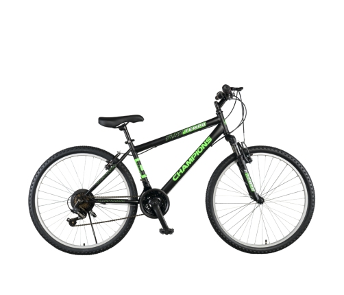 Горный велосипед Champions 26 Tempo (TMP.2602) черный/зеленый (16)