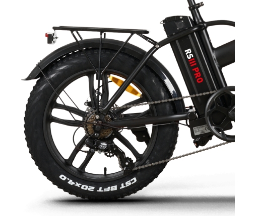 Elektriskais velosipēds SKYJET 20 RSIII Pro melns matēts