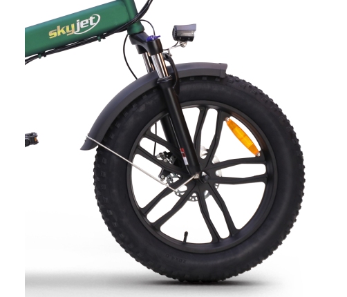 Электрический велосипед SKYJET 20 Nitro Pro зеленый