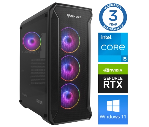 INTOP i5-12400F 32GB DDR5 1TB SSD M.2 NVME+2TB RTX5050 8GB WIN11