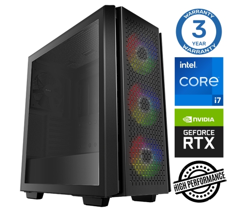 INTOP i7-12700F 32GB 500SSD M.2 NVME+2TB RTX3050 6GB no-OS