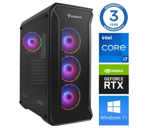 INTOP i7-12700F 32GB DDR5 1TB SSD M.2 NVME+2TB RTX5050 8GB WIN11