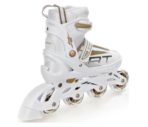 Skrituļslidas Raven Profession White/Gold 31-35