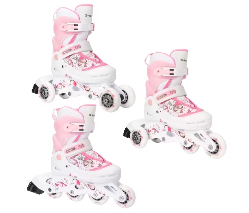 Skrituļslidas 3in1 Raven Laguna White/Pink, 30-33