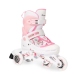 Skrituļslidas 3in1 Raven Laguna White/Pink, 34-37