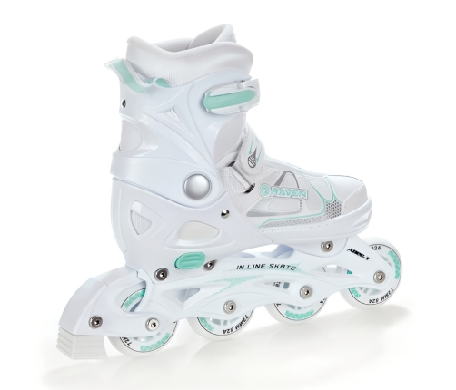 Skrituļslidas Raven Spirit White/Mint, 37-40