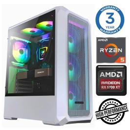 INTOP Ryzen 5 5600X 32GB 500SSD M.2 NVME+2TB RX5700 XT 8GB no-OS