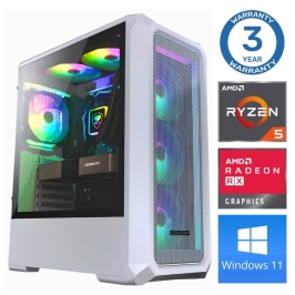 INTOP Ryzen 5 5500 32GB 1TB SSD M.2 NVME RX580 8GB WIN11