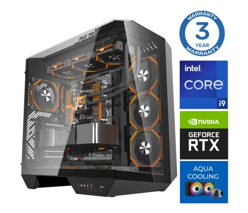 INTOP AQUA i9-14900KF 32GB DDR5 1TB SSD M.2 NVME RTX5070 12GB no-OS