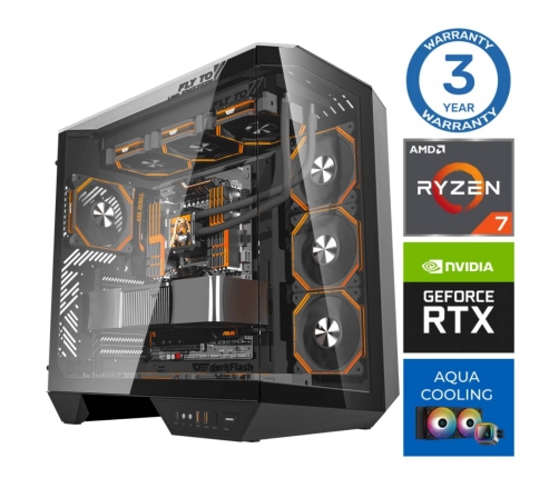 INTOP AQUA Ryzen 7 9700X 64GB DDR5 1TB SSD M.2 NVME RTX5080 16GB
 no-OS