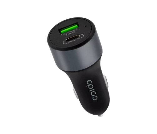 Epico 63W automašīnas lādētājs - kosmosa pelēks