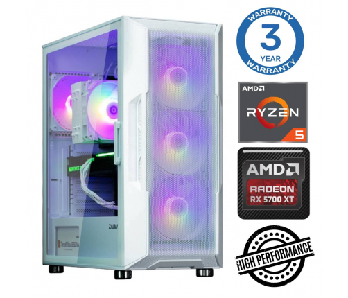 INTOP Ryzen 5 5600X 64GB 1TB SSD M.2 NVME+2TB RX5700 XT 8GB no-OS