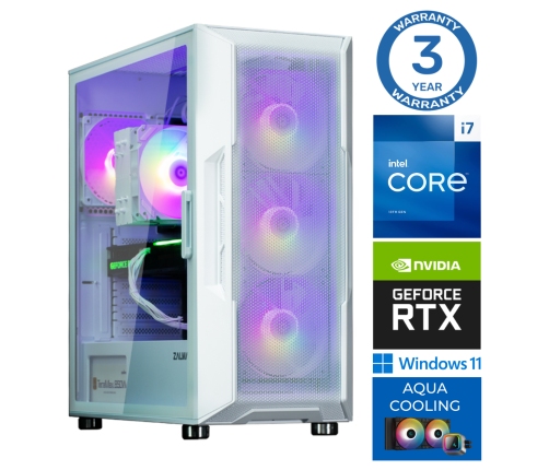 INTOP AQUA i7-14700F 16GB DDR5 500SSD M.2 NVME RTX5050 8GB WIN11Pro