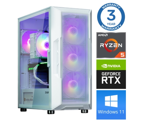 INTOP Ryzen 5 5600X 32GB 500SSD M.2 NVME+2TB RTX3050 6GB WIN11
