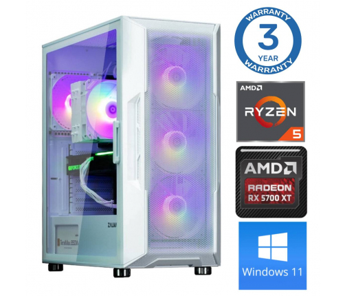 INTOP Ryzen 5 5600X 64GB 500SSD M.2 NVME+2TB RX6600 8GB WIN11