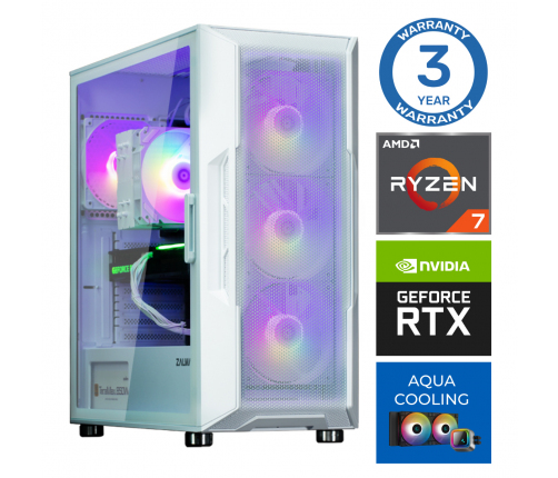 INTOP AQUA Ryzen 7 7700X 64GB DDR5 500SSD M.2 NVME+2TB RTX5050 8GB no-OS
