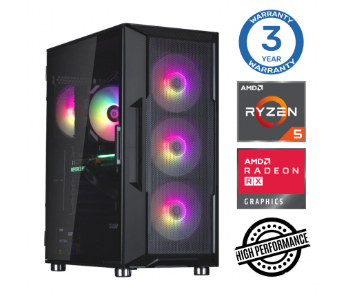 INTOP Ryzen 5 5500 32GB 1TB SSD M.2 NVME RX580 8GB no-OS