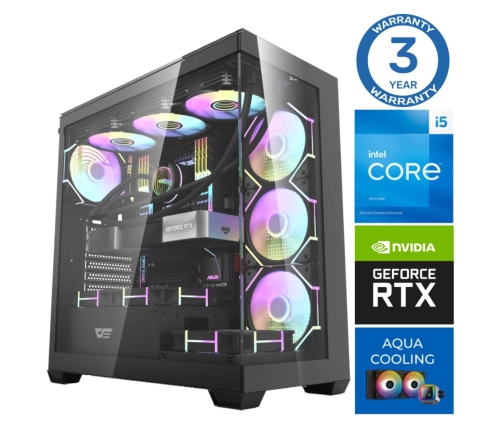 INTOP AQUA i5-14400F 64GB DDR5 1TB SSD M.2 NVME+2TB RTX5070Ti 16GB
 no-OS