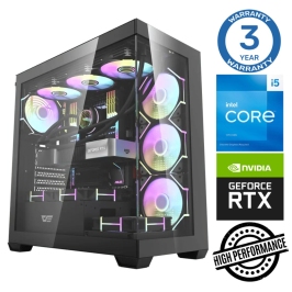 INTOP i5-14400F 16GB DDR5 1TB SSD M.2 NVME RTX5070 12GB no-OS