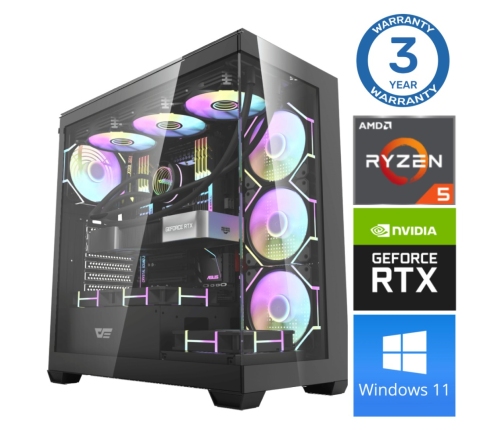 INTOP Ryzen 5 7500F 16GB DDR5 1TB SSD M.2 NVME RTX5060Ti 16GB WIN11Pro