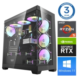 INTOP Ryzen 5 7500F 32GB DDR5 1TB SSD M.2 NVME RTX5070 12GB WIN11 INTOP Ryzen 5 7500F 32GB DDR5 1TB SSD M.2 NVME RTX5070 12GB WIN11