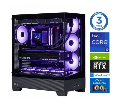 INTOP AQUA i9-14900KF 32GB DDR5 1TB SSD M.2 NVME RTX5070 12GB WIN11