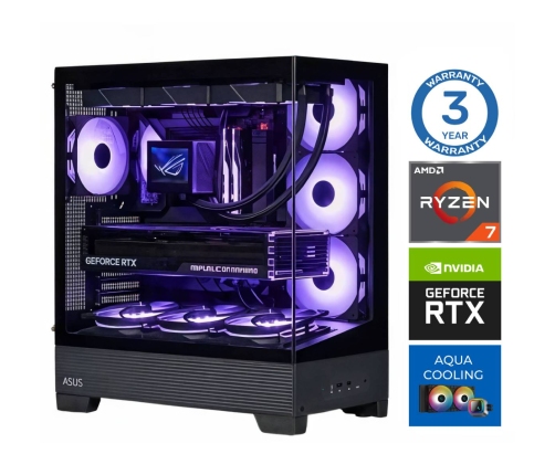 INTOP AQUA Ryzen 7 9700X 64GB DDR5 1TB SSD M.2 NVME RTX5080 16GB
 no-OS