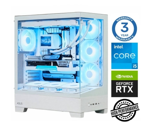 INTOP i5-14400F 64GB DDR5 1TB SSD M.2 NVME+2TB RTX5070Ti 16GB
 no-OS