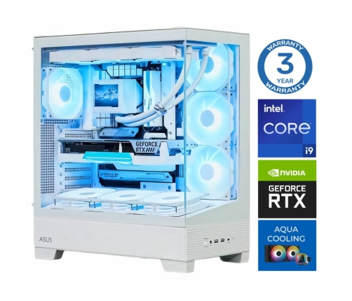 INTOP AQUA i9-14900KF 32GB DDR5 1TB SSD M.2 NVME RTX5070 12GB no-OS