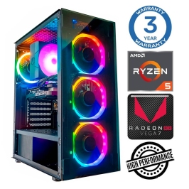 INTOP Ryzen 5 5600GT 8GB 250SSD M.2 NVME+2TB Radeon RX Vega 7 no-OS
