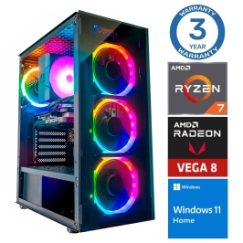 INTOP Ryzen 7 5700G 8GB 1TB SSD M.2 NVME+2TB Radeon RX Vega 8 WIN11