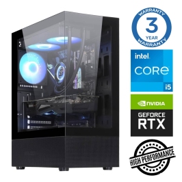 INTOP i5-14400F 32GB DDR5 500SSD M.2 NVME+2TB RTX5050 8GB no-OS