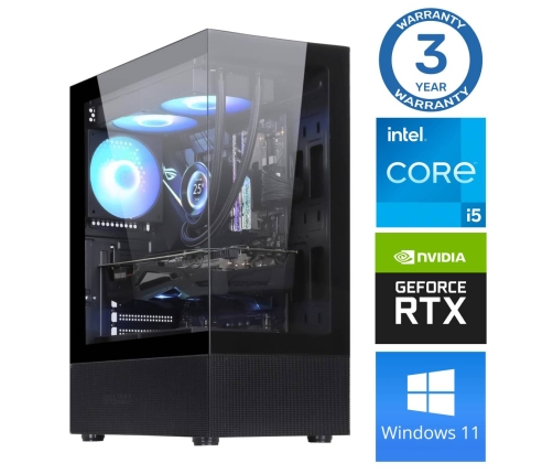 INTOP i5-14400F 32GB DDR5 250SSD M.2 NVME+2TB RTX5060Ti 8GB WIN11