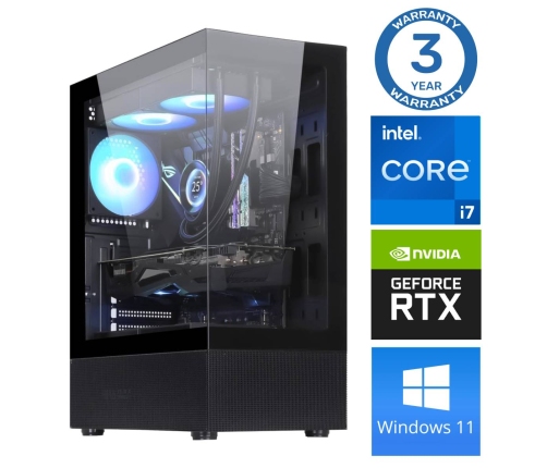 INTOP i7-12700F 32GB DDR5 1TB SSD M.2 NVME+2TB RTX5050 8GB WIN11