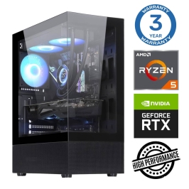 INTOP Ryzen 5 9600X 32GB DDR5 500SSD M.2 NVME+2TB RTX5060Ti 16GB no-OS