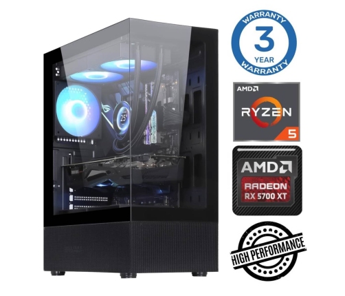 INTOP Ryzen 5 5600X 64GB 1TB SSD M.2 NVME RX6600 8GB no-OS