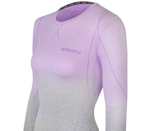 Sieviešu termoveļas komplekts Spokey Flora (S/M) violet/grey