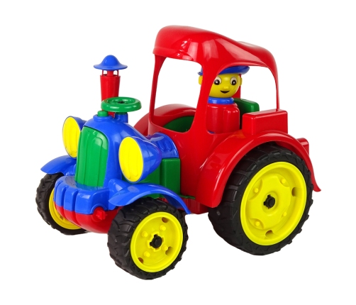 Large Tractor Tractor Farm Vehicle Figure Rubber Wheels