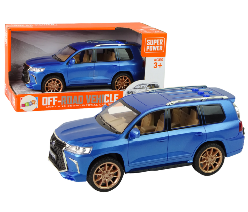 Car Vehicle Blue 1:14 Sounds Lights Lexos Car