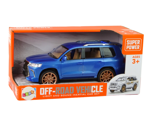 Car Vehicle Blue 1:14 Sounds Lights Lexos Car