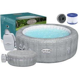 Inflatable Spa with Massage and Water Heater 6 Person 196 x 71 cm Bestway 60019