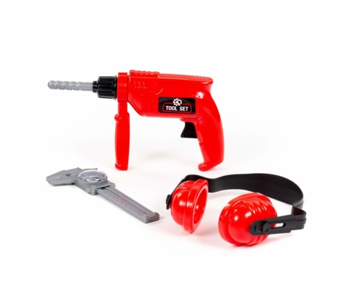 Tool Kit Red Drill Earmuffs Calliper 91116