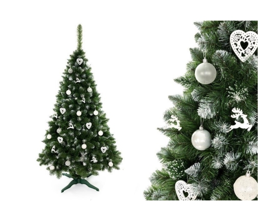 Christmas Tree Diamond Pine 3D 150cm Snow, Glitter