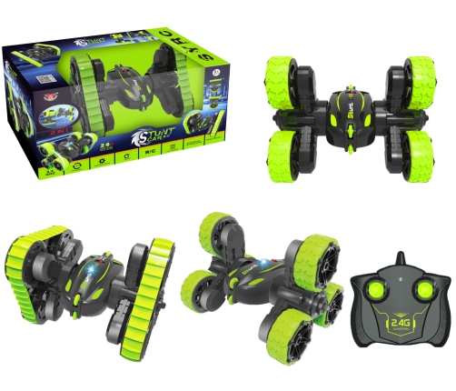 Remote-controlled car STUNT 360 Interchangeable wheels + R/C