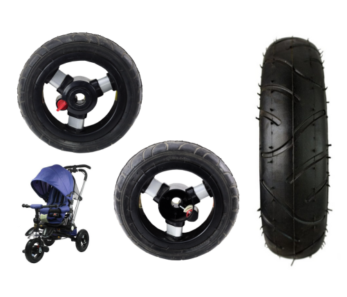 Plastic wheel with rubber tire (inflatable) PRO 700 front