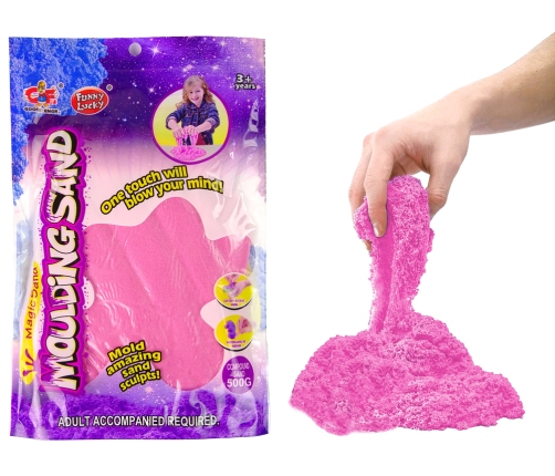 Kinetic Sand Colour Pink  Pack of 500g Magic Sand