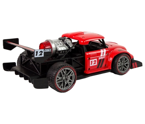 Remote Controlled Sports Car R/C 1:16 Red.